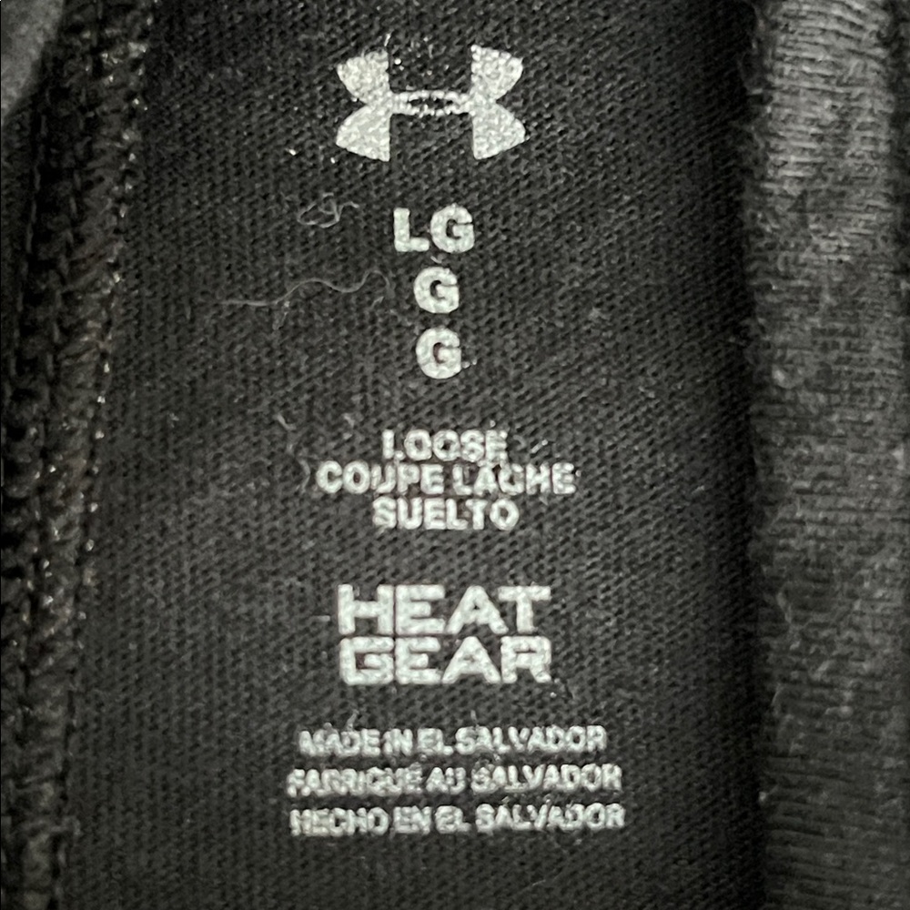 Under Armour Black Tank Top with Pink Logo - Picture 2 of 8